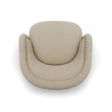 Pamela Tan Performance Chenille Tasseled Lounge Accent Chair