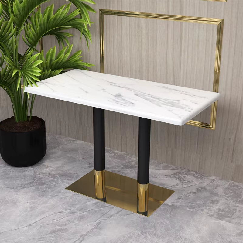 Double Pedestal Ruby Dining Table