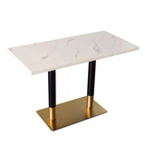 Double Pedestal Ruby Dining Table