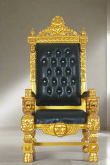 King Samuel 68 Lion Throne Chair
