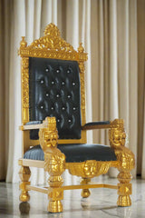 King Samuel 68 Lion Throne Chair