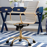 Eames Office Chair (Gold Frame) (Low Back)