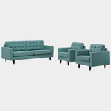 Empress Sofa and Armchairs Set of 3