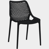 Mykonos Plastic Outdoor Patio Dining Chair - Set of 4