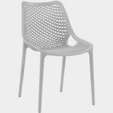 Mykonos Plastic Outdoor Patio Dining Chair - Set of 4