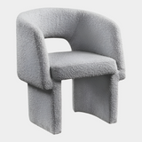 Emmet Boucle Fabric Upholstered Dining Chair / Accent Chair