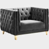 Michelle Velvet Upholstered Chair