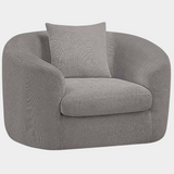 Penelope Chenille Fabric Upholstered Accent Chair