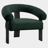 Winston Boucle Fabric Upholstered Accent Chair