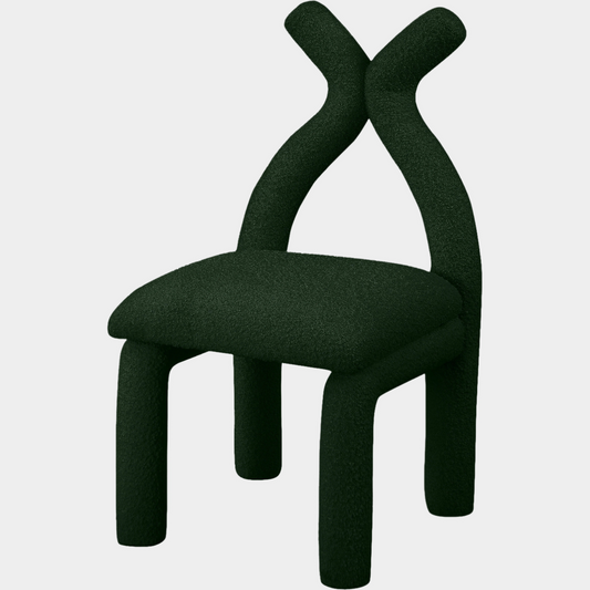 Xena Boucle Fabric Upholstered Accent Chair / Dining Chair