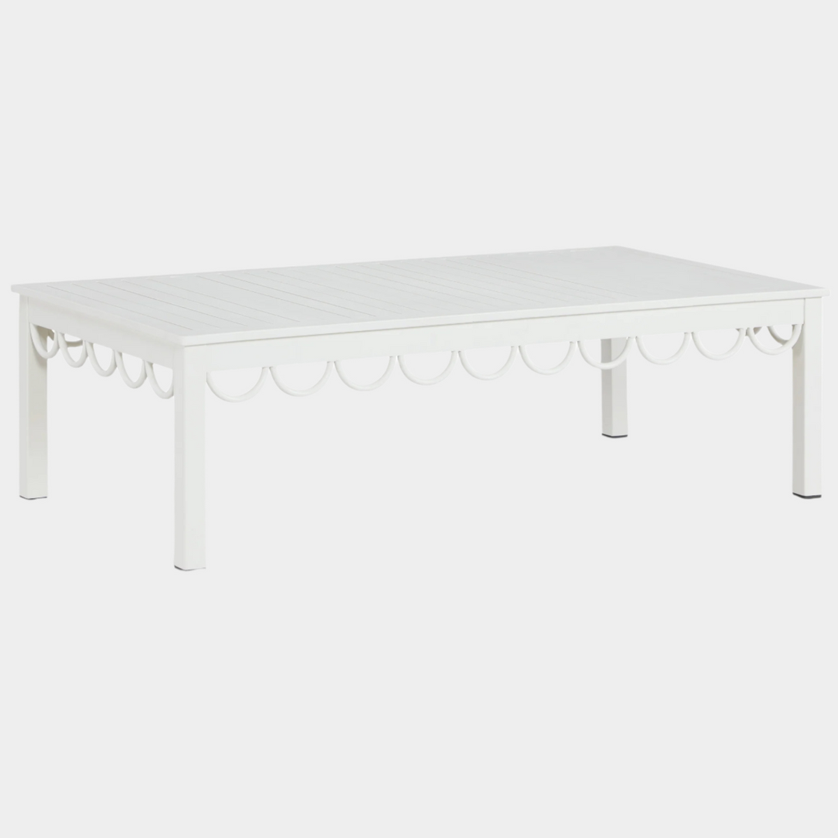 Portofino Aluminum Outdoor Patio Coffee Table