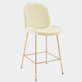 Lotus Beatle Gold Stool Velvet