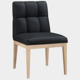 Adrian Vegan Leather Upholstered Dining Side Chair Set of 2
