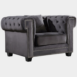 Bowery Velvet Upholstered Chair
