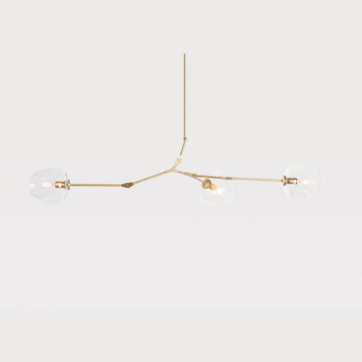 Branching Globe Chandelier, 3 Lights