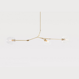 Branching Globe Chandelier, 3 Lights
