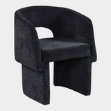 Emmet Chenille Fabric Upholstered Dining Chair / Accent Chair