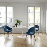 Oval Marble White Small Dining Table