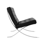 Criss-Cross Tufted Leather Chair
