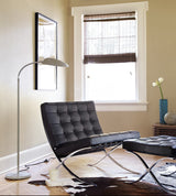 Criss-Cross Tufted Leather Chair