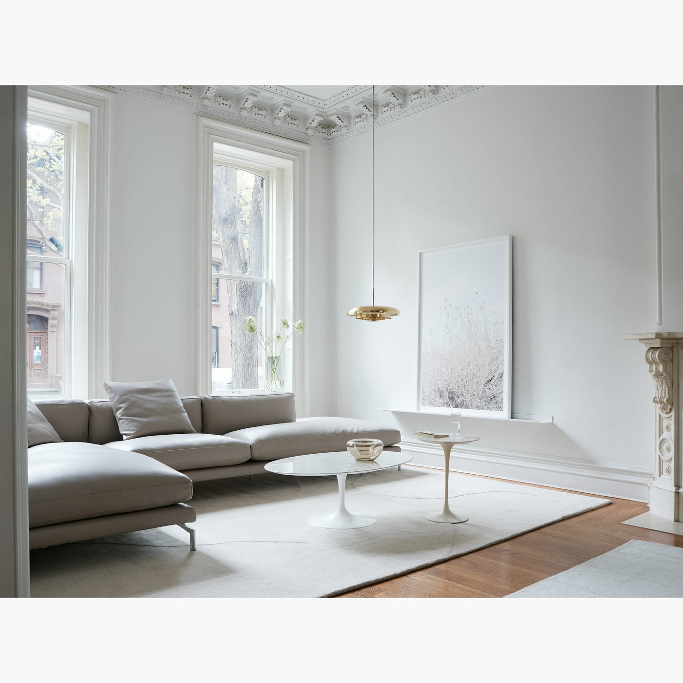 Oval Marble Coffee Table