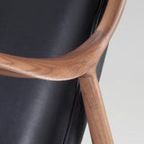 Teak Frame Lounge Chair