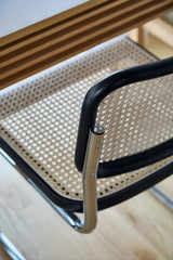 Cane Cantilever Dining Chair