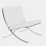 Criss-Cross Tufted Leather Chair