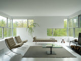 Criss-Cross Tufted Leather Chair