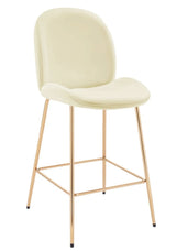 Lotus Beatle Gold Stool Velvet
