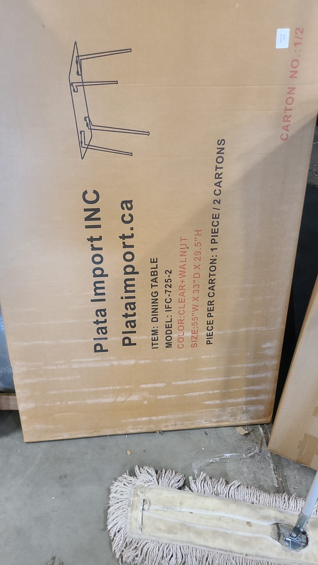 Anna Dining Table (LOCAL PICKUP ONLY)