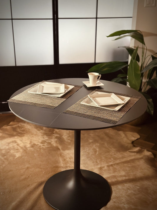 Black Abstrac Urban Dining Table