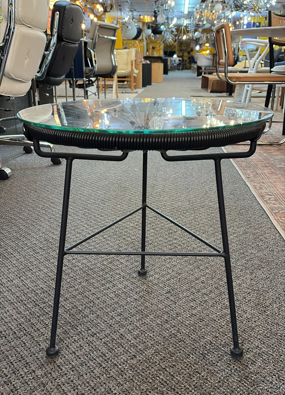 Acapulco Side Table w/ Glass