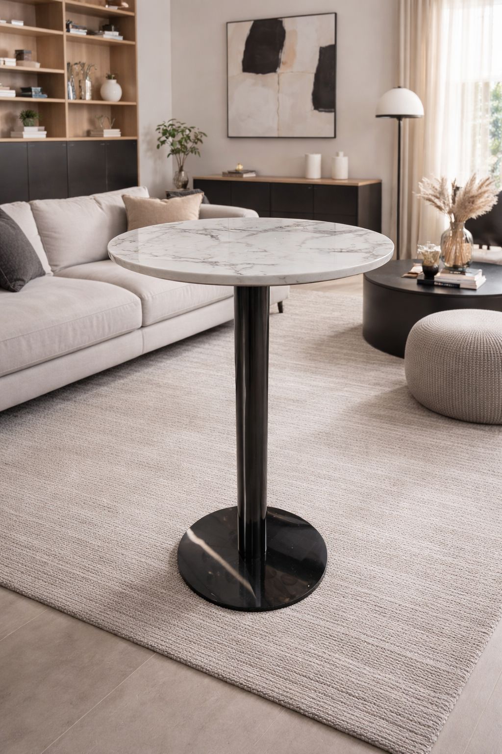 Ruby Black Bar Table