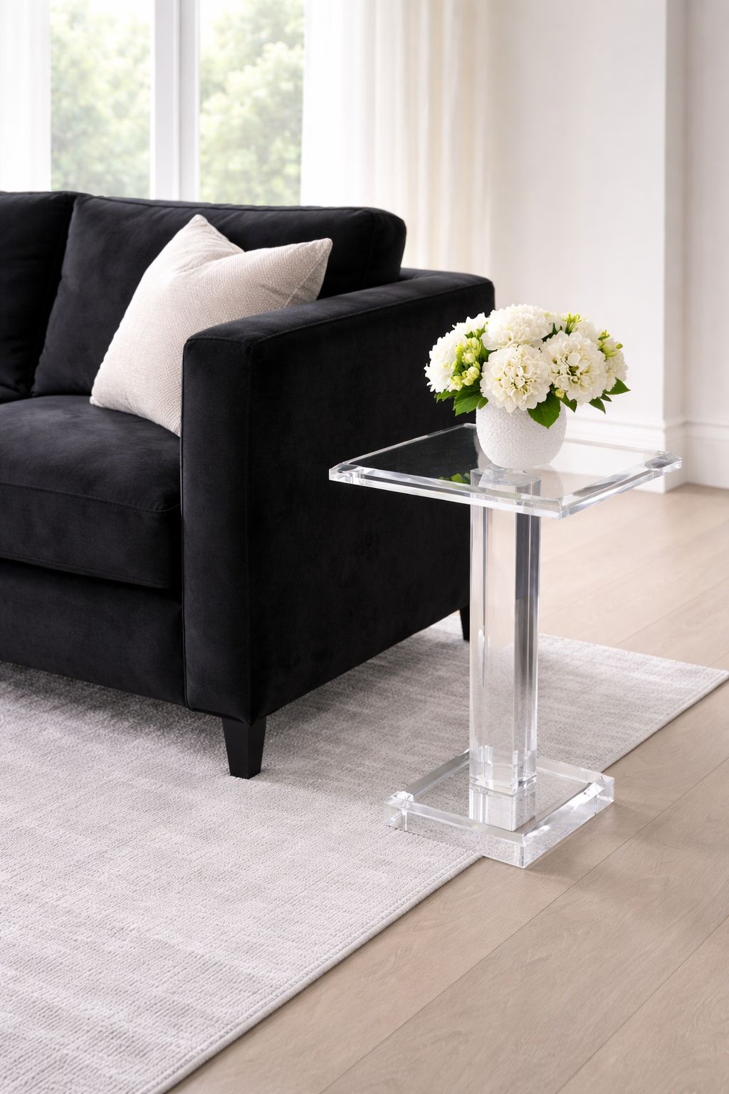 Patrick Acrylic Side Table