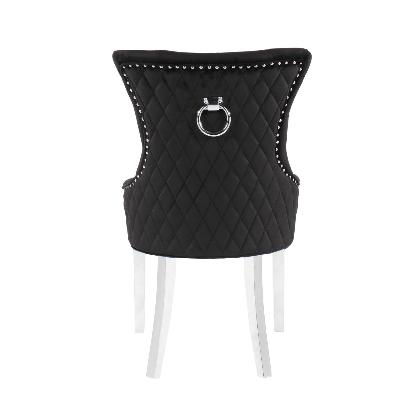 Champagne Chair (Diamond Tufted back, Stainless steel legs)