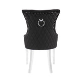 Champagne Chair (Diamond Tufted back, Stainless steel legs)