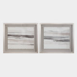 Neutral Landscape Framed Prints, S/2