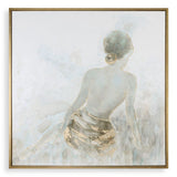 Gold Highlights Hand Painted Canvas