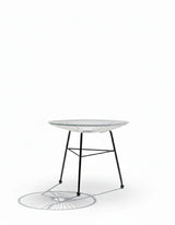 Acapulco Side Table w/ Glass