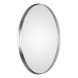 Pursley Oval Mirror, Nickel