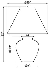 Dalle Accent Table Lamp