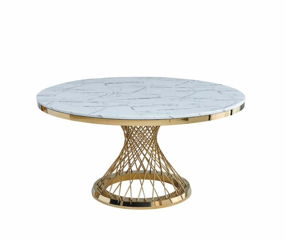 Aster Gold Dining Table