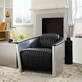Aviator Lounge Aluminum Antique Lounge Chair