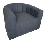 Swivel Boucle  Lounge Chair  (Warehouse Sale, local pickup only)