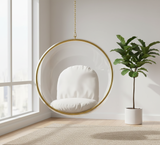 Hanging Acrylic Bubble Chair Gold/Silver