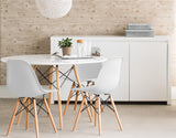 EM Eiffel Molded Plastic Chair (Natural Base)