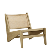 Cane Modern Solidwood Canberra Lounge Chair