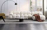 Calliope Bouclé Modular Sofa with Ottoman