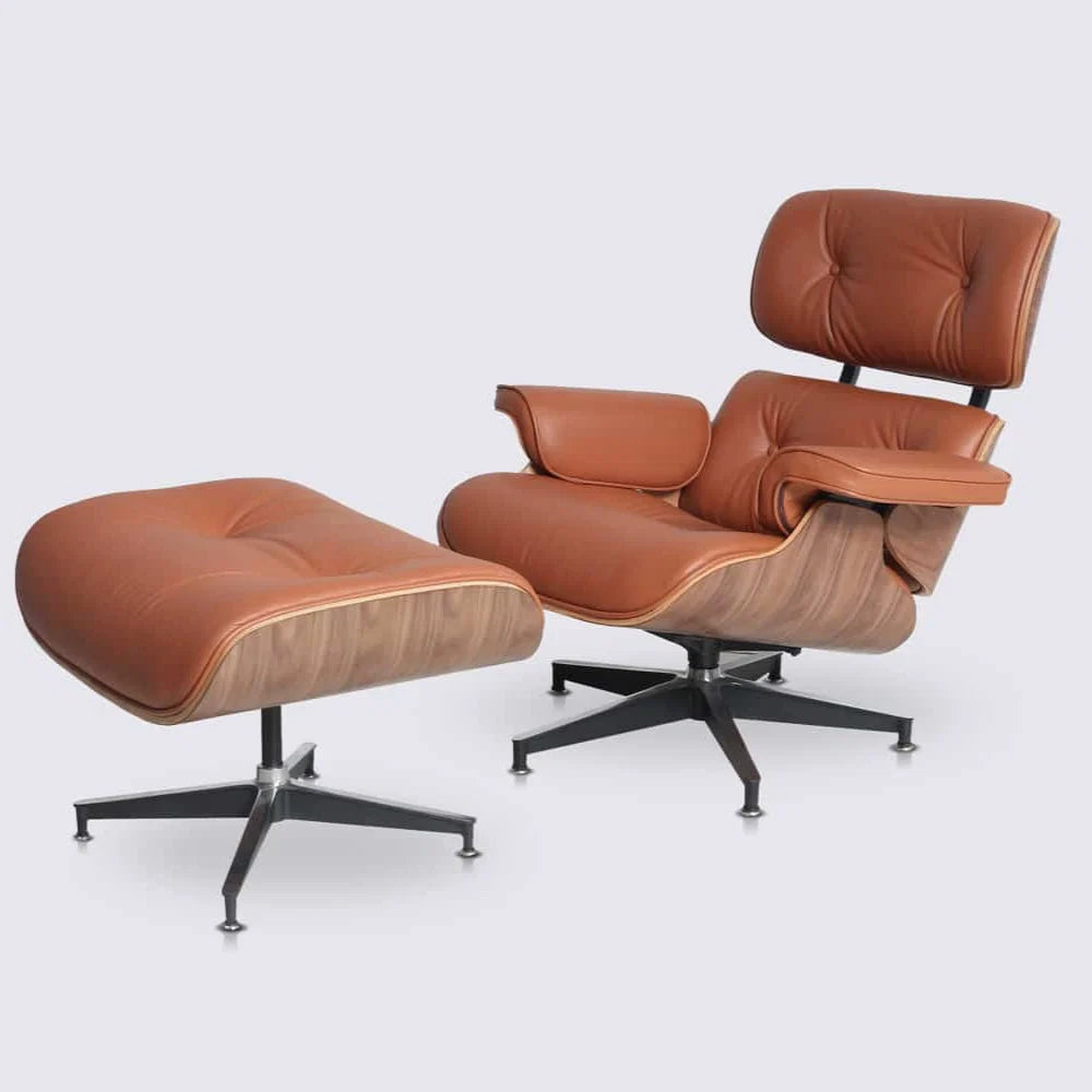TALL East Lounge Chair (Real Leather)